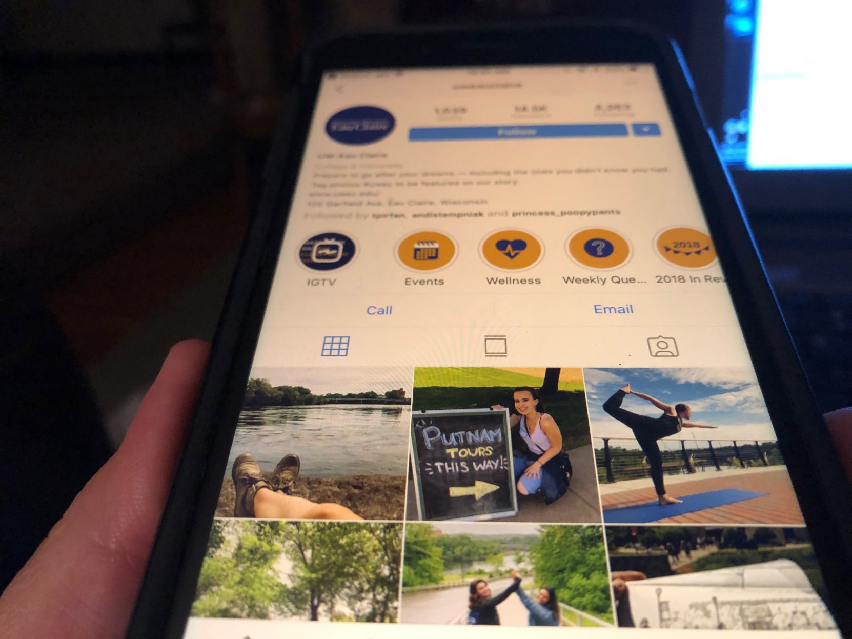 UW-Eau Claire Instagram